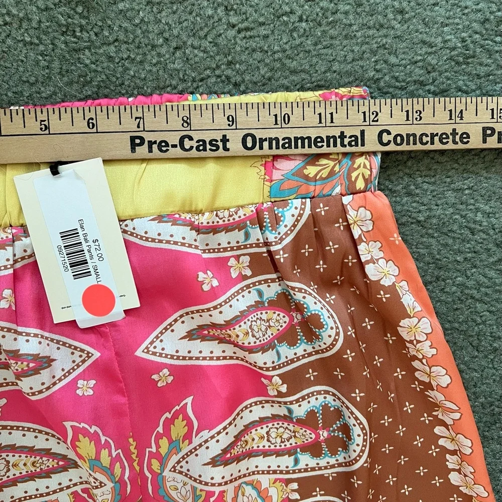 NEW Elan Bali Wide Leg Silky Pants - Picture 7 of 9